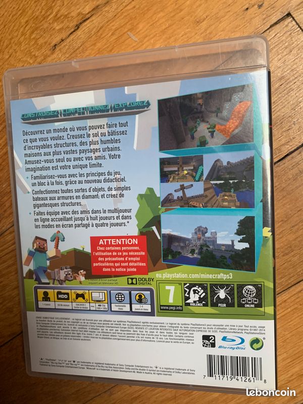 Jeu minecraft PS3 (image 7)