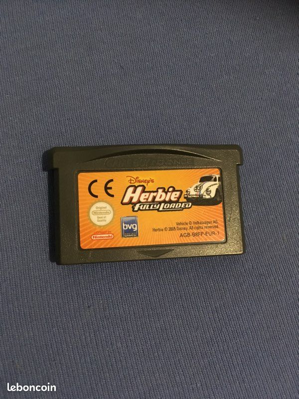 Jeux game boy sp herbie fully loaded (image 1)
