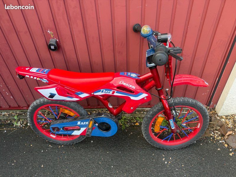 Motocross Velo 16 Pouces Moto Vélo Enfant Velo Moto Cross 16