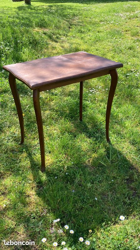 Table basse bois vintage (image 1)