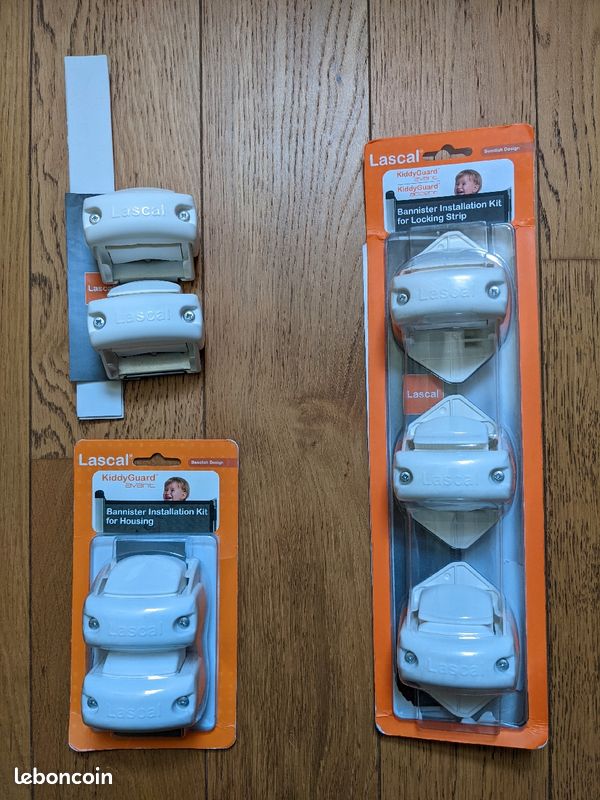 Kit adaptateur escalier barrière kiddyguard Lascal (image 1)