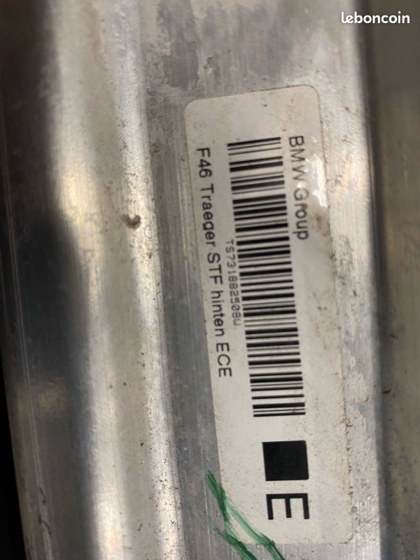Renfort de pare-chocs arrière, BMW. F46 (image 2)