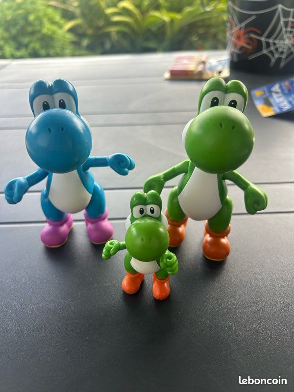 [TRIO YOSHI] Pack Figurines Yoshi - Multicolores et Tailles (image 6)