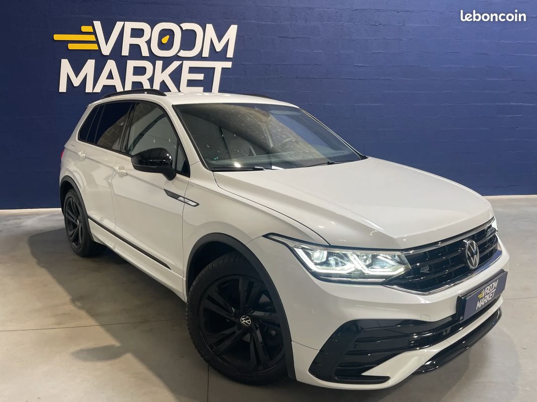 VOLKSWAGEN Tiguan 2.0 TDI 150ch R-Line - 2022 - CarPlay - Virtual cockpit - Led d'ambiance - Boîte auto (image 6)