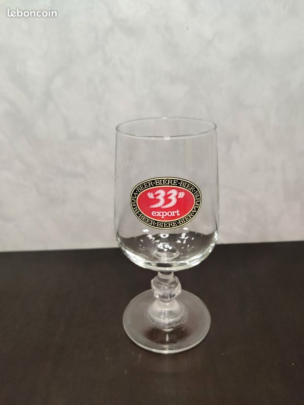 Verre à bière à pied "33" export (image 1)