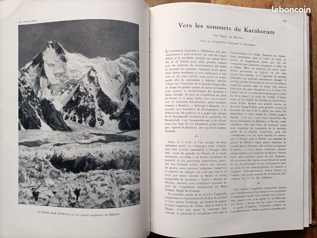 (alpinisme, pyrénéisme, spéléologie, Samivel) La MONTAGNE, revue du Club alpin français. Année 1936 complète, reliée (image 9)