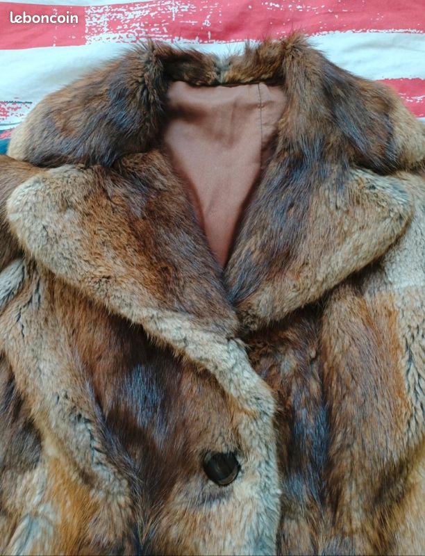 Manteau de fourrure véritable en Ragondin (image 2)