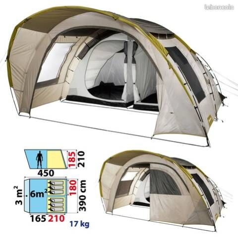 Tente 6 places Decathlon - T6.2 XL (image 1)