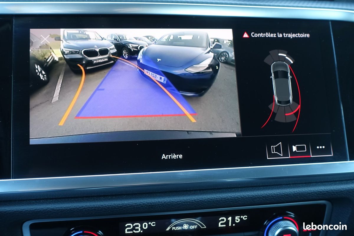 Q3 Sportback 45 Tfsi e 245ch S-Tronic Hybride Cuir chauffants/Virtual cockpit/Gps Europe/Caméra/Carplay/Hayon électrique/1*Main/Garantie 12 mois (image 11)