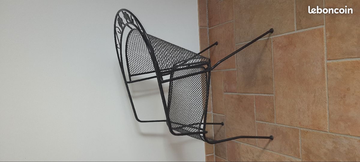 4 fauteuils en fer forgé (image 7)