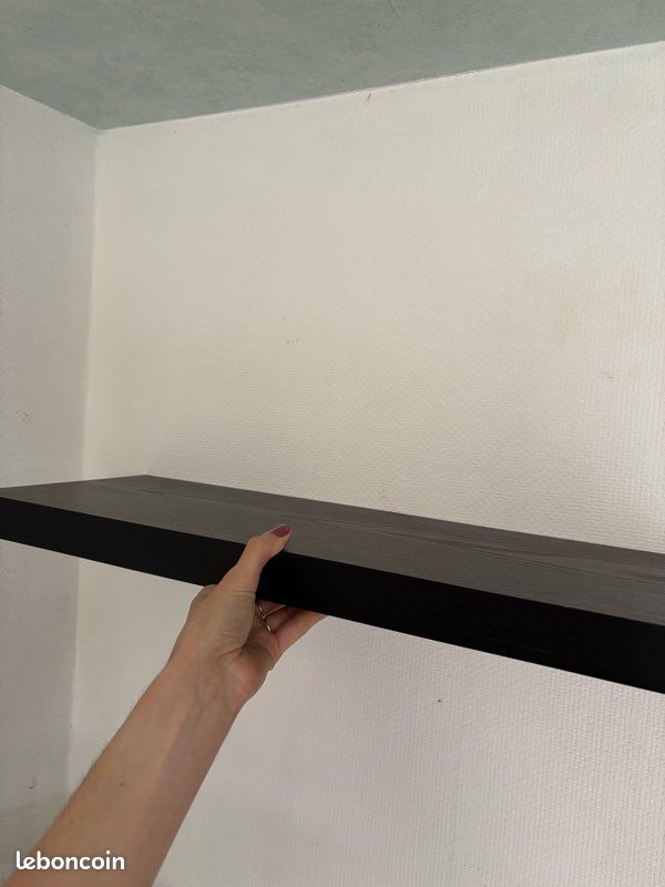 Étagère IKEA LACK noire (image 1)