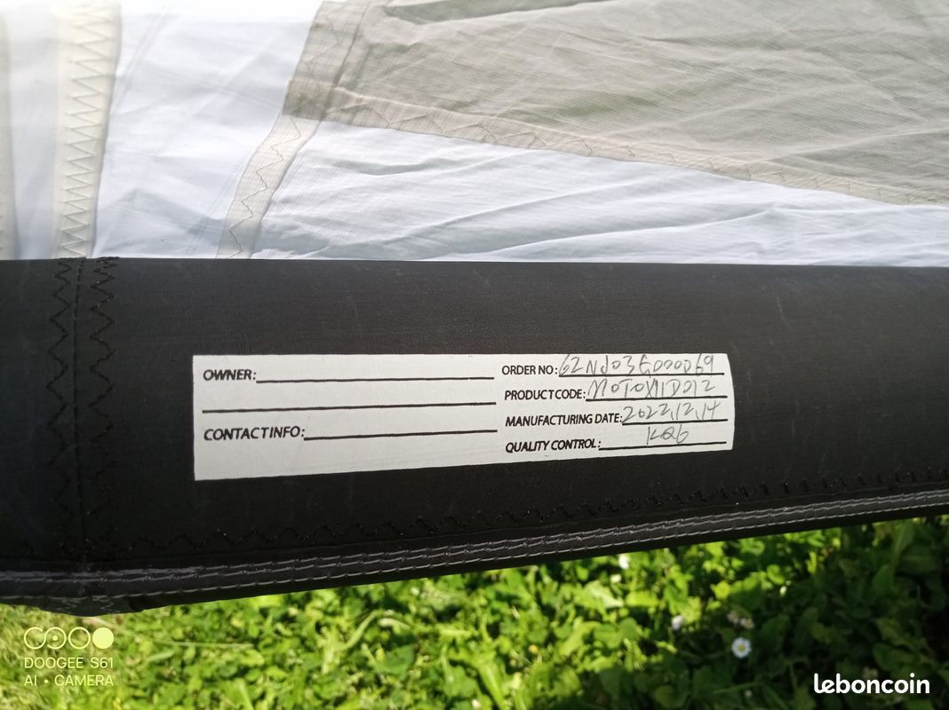 Aile kitesurf Cabrinha 12 m 2023 modèle Moto X Aile serie limitée vendue NUE (image 8)