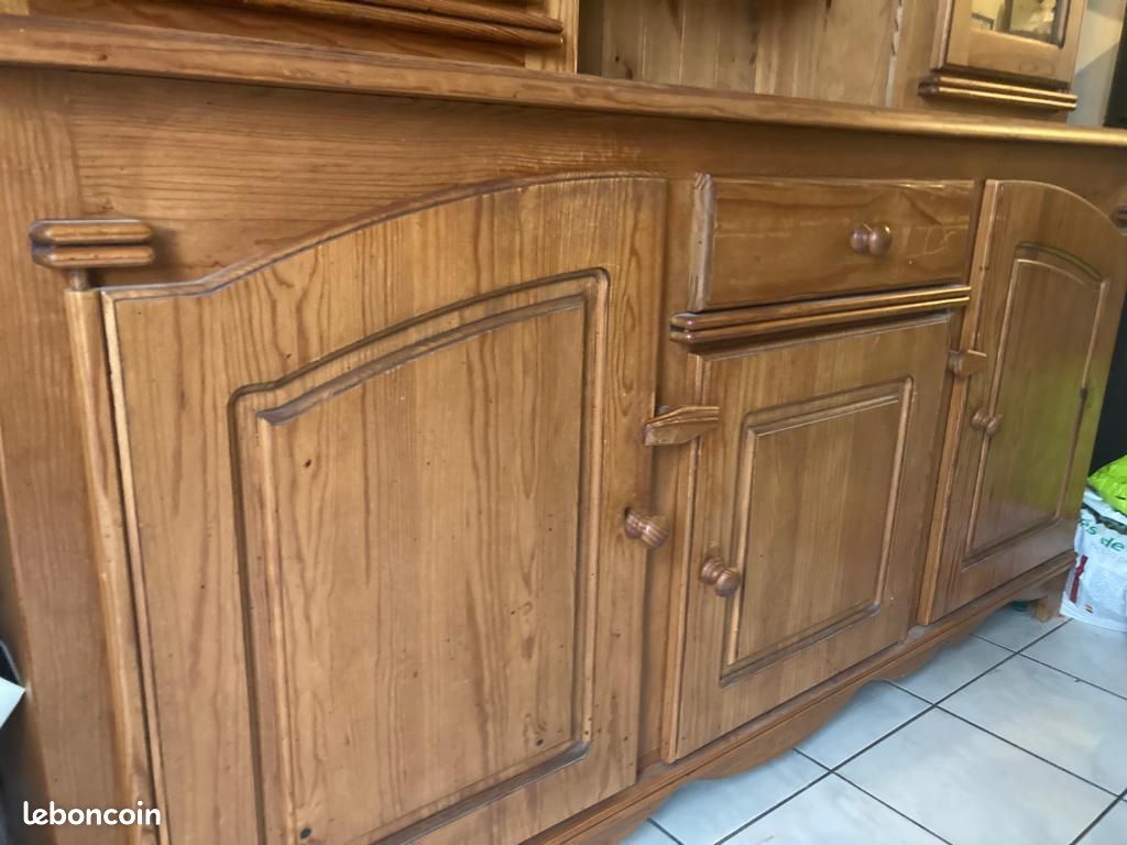 Beau vaisselier en bois / meuble en pin (image 6)