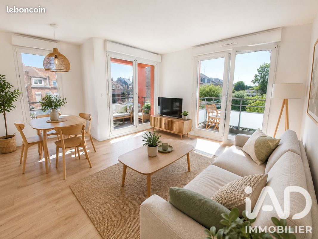 Appartement 3 pièces 62 m² · à Saint-André-lez-Lille · 62 m² · 229 000 €