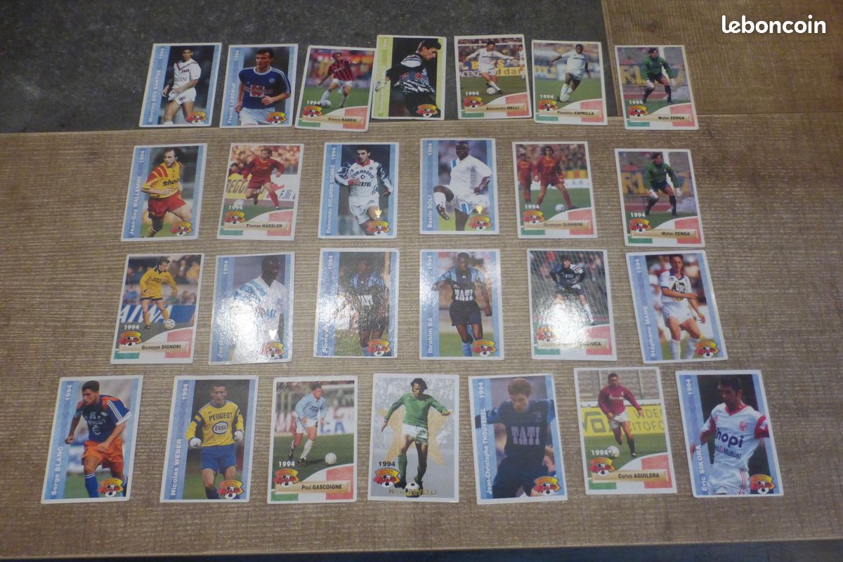 Lot stickers PANINI football 1994 footballeurs - Collection