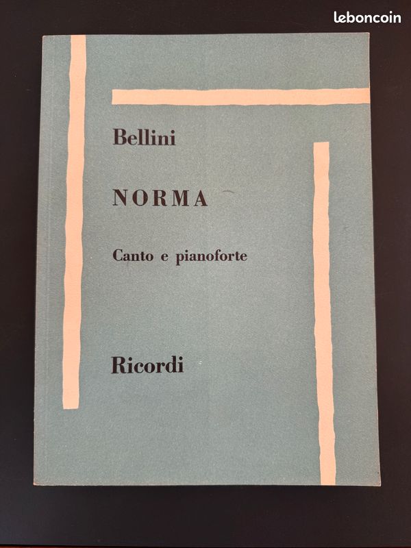 Partition Bellini Norma vintage (image 1)