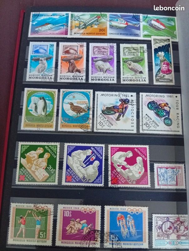 Achetez Mongolie 1997 - Séries de 9 timbres et 2 Bloc-feuillet - Neuf - Neuf