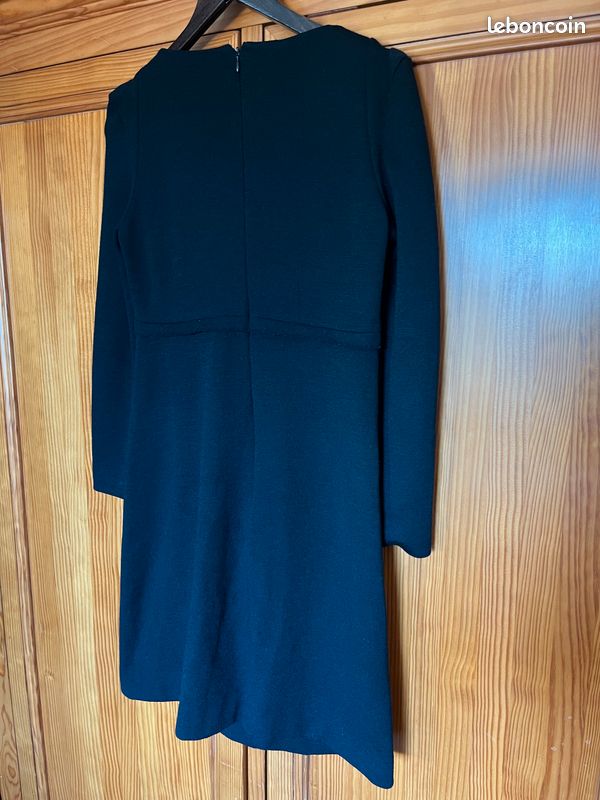 Robe Salopette Sonia Rykiel Noire En Coton - Taille L, Style Original, Occasion TB