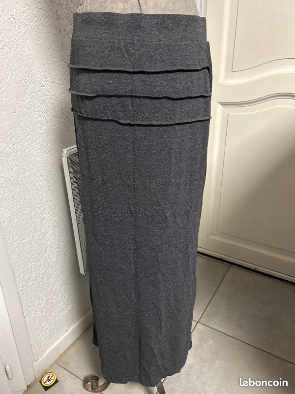 Jupe Stretch Talbots à Poches – Noir/gris/blanc, Taille XL, Parfaite Pour Le Sport