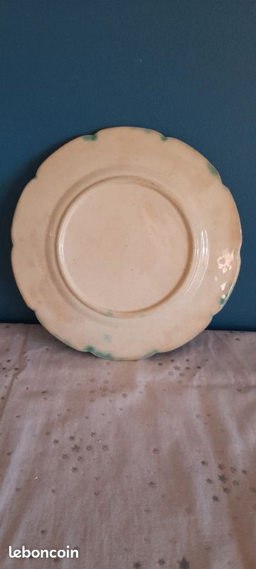 Assiette ancienne Rubelles (image 5)