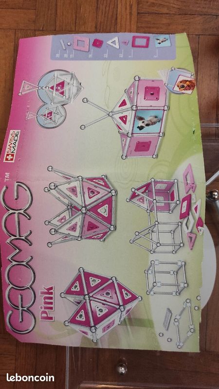 Geomax 141 pièces avec modèles à construire (image 1)
