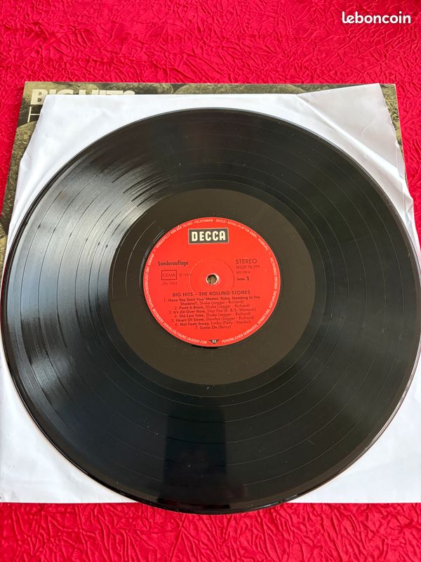 (Rare LP) The Rolling Stones "Big Hits - High Tide And Green Grass" - Edition spéciale Allemagne (image 4)