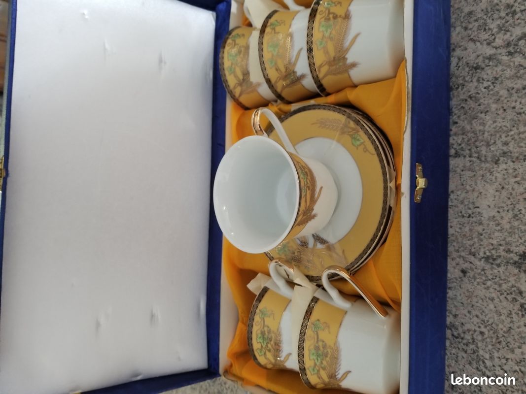 Set De 2 Tasses à Café En Porcelaine - Capacité 12 Cl - Design Classique Et Intemporel - Pour Espresso Ou Café Court