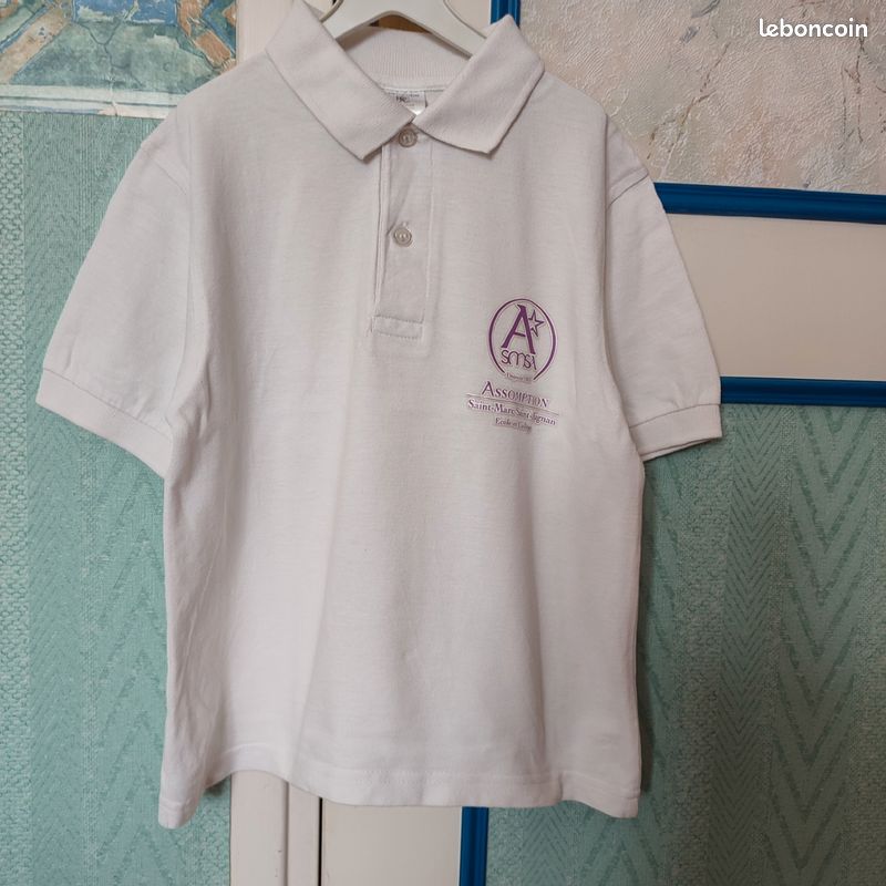 Joli polo blanc (peu porté) (image 1)
