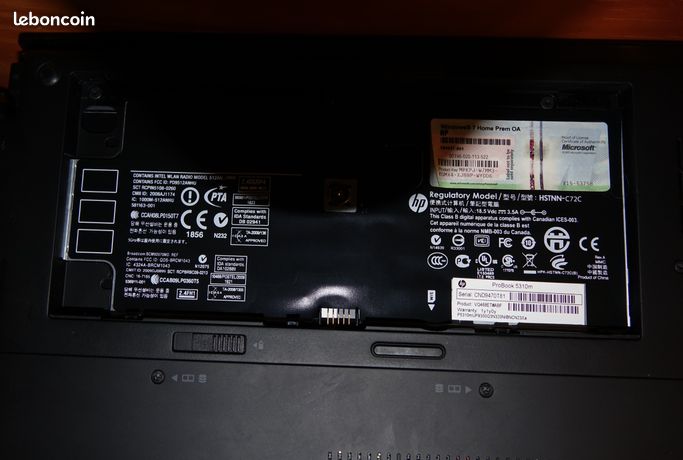 Ordinateur pc portable HP Probook - gamme pro- i5 / ssd / windows 10