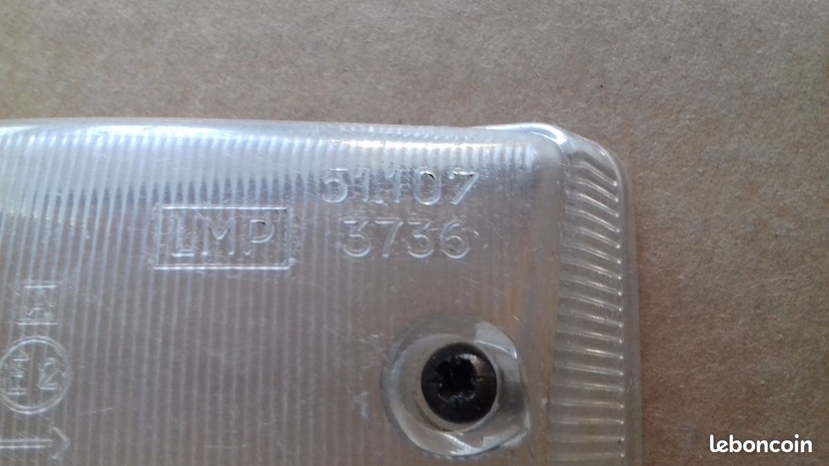 Couvercle clignotant blanc cibié renault 6 ou r 16 (image 3)