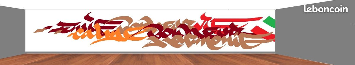 Peinture artistique / Fresque Calligraphiée (image 3)