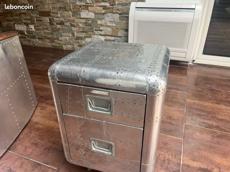 Servante commode aviateur aluminium (image 3)