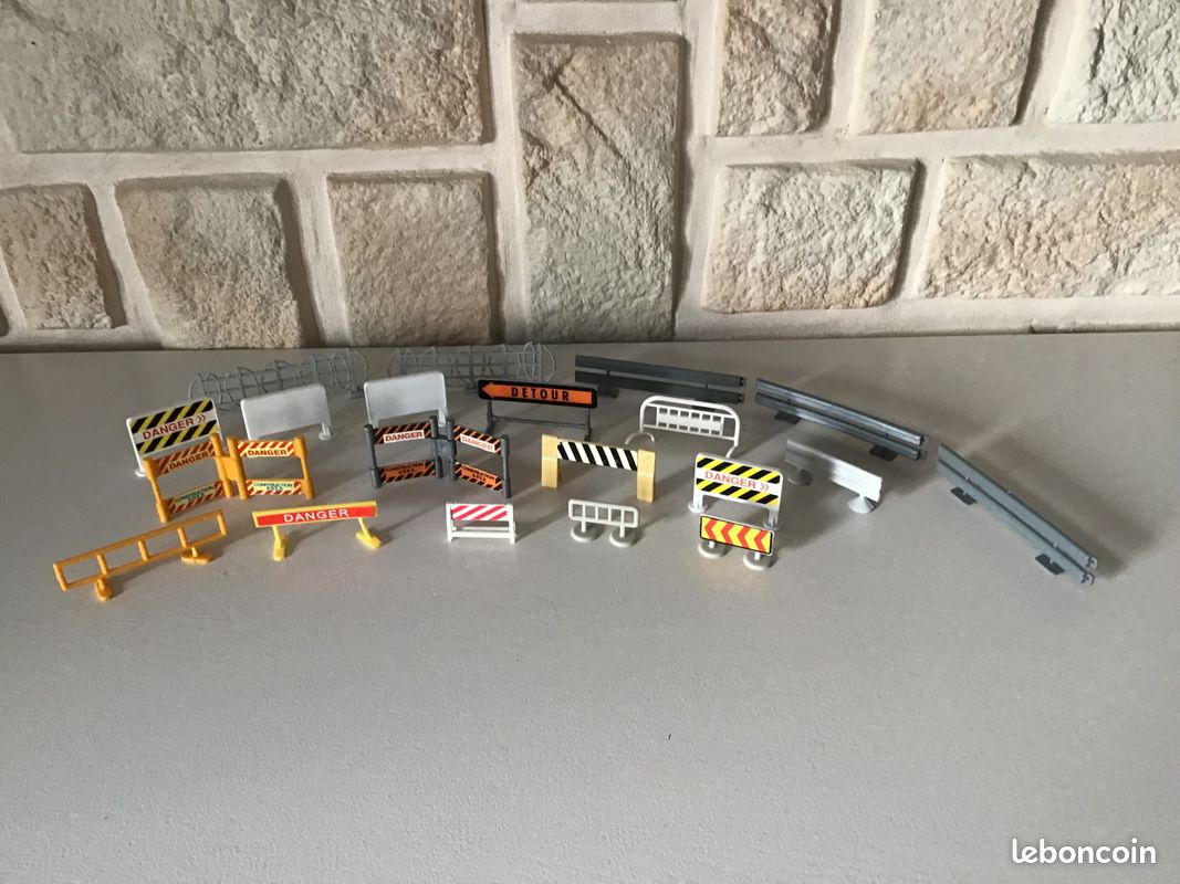 Lot de 60 accessoires "chantier - bâtiment public" - plastique - pour diorama ou modélismes (image 12)