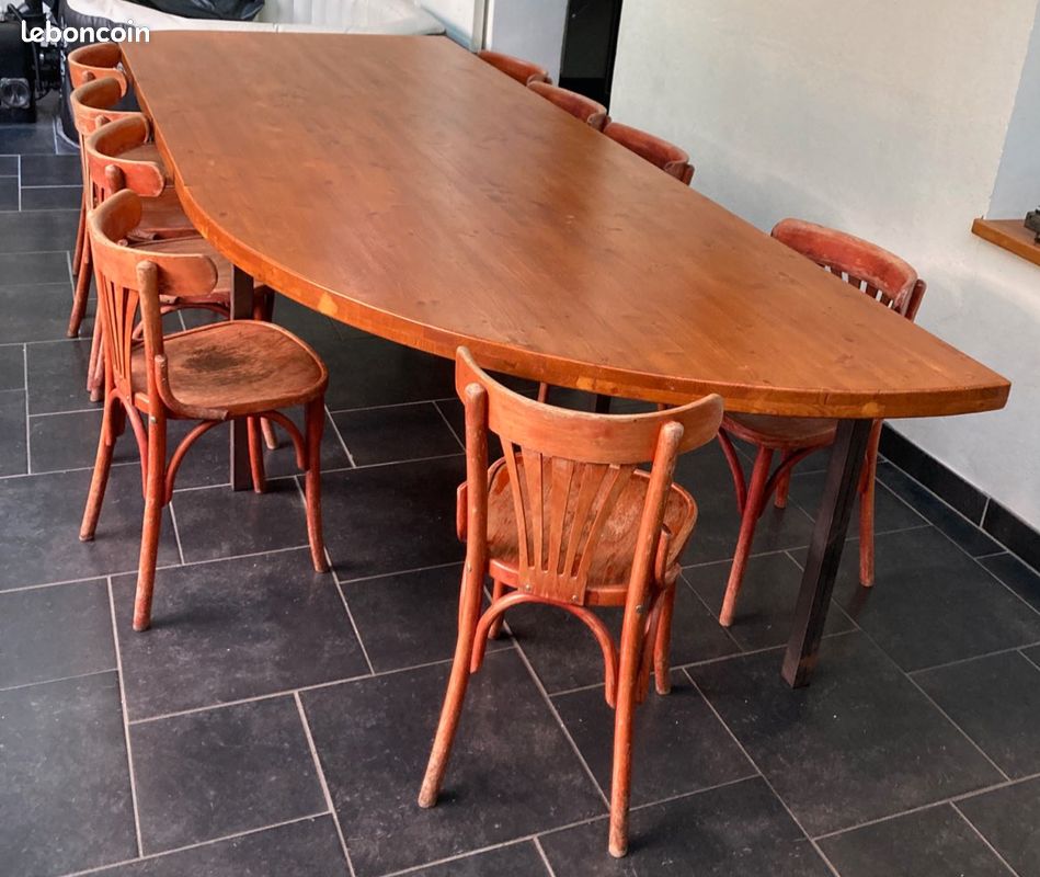 Table à manger extensible en bois (image 2)