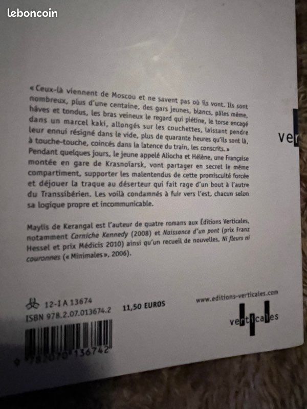 Livre « Tangente vers l’est » de Maylis de Kerangal (image 3)
