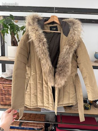 Gilet Doublure Fourrure De Vison Véritable - Marron, Occasion Bon état, Style Gavroche Unisexe