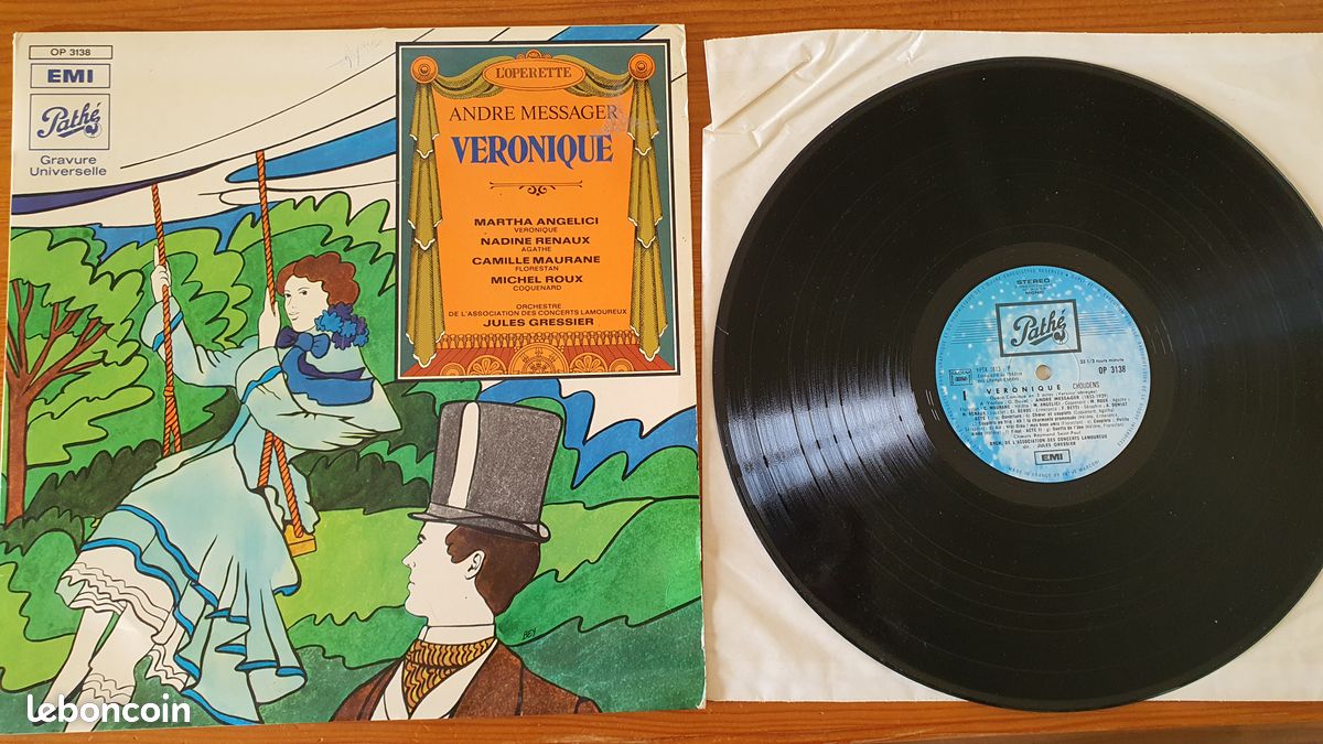 Lot de 4 Vinyls 33t - Top Opérettes / Le violon sur le toit / L'auberge du cheval blanc / Véronique (image 8)