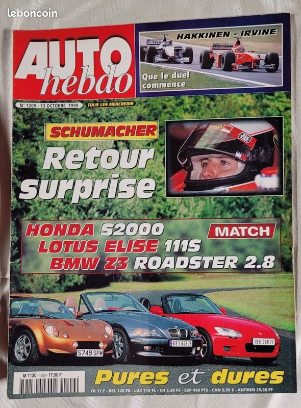 4 revues magazines S2000 Honda (image 2)