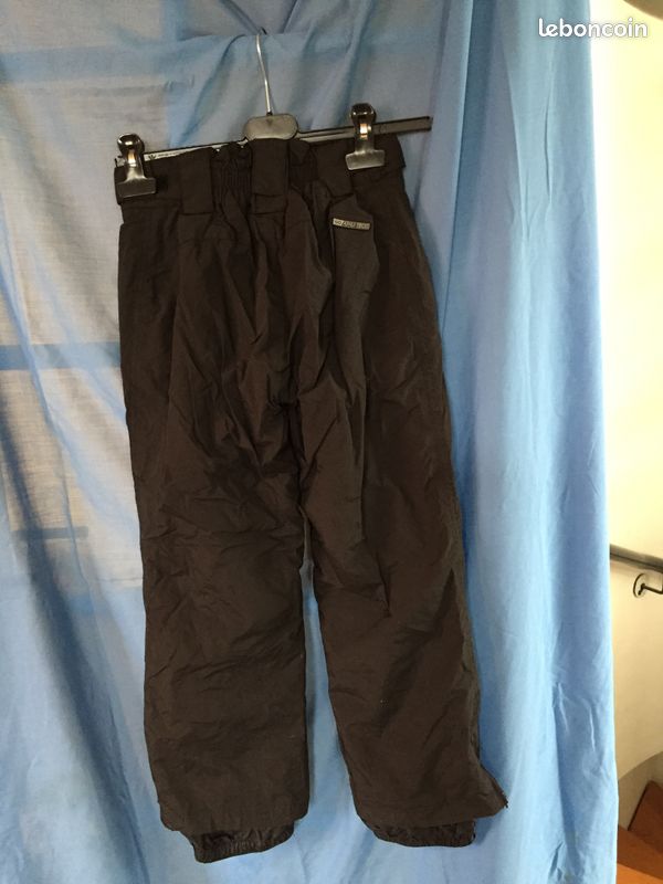 Pantalon ski noir go athli-tech 8ans (image 2)