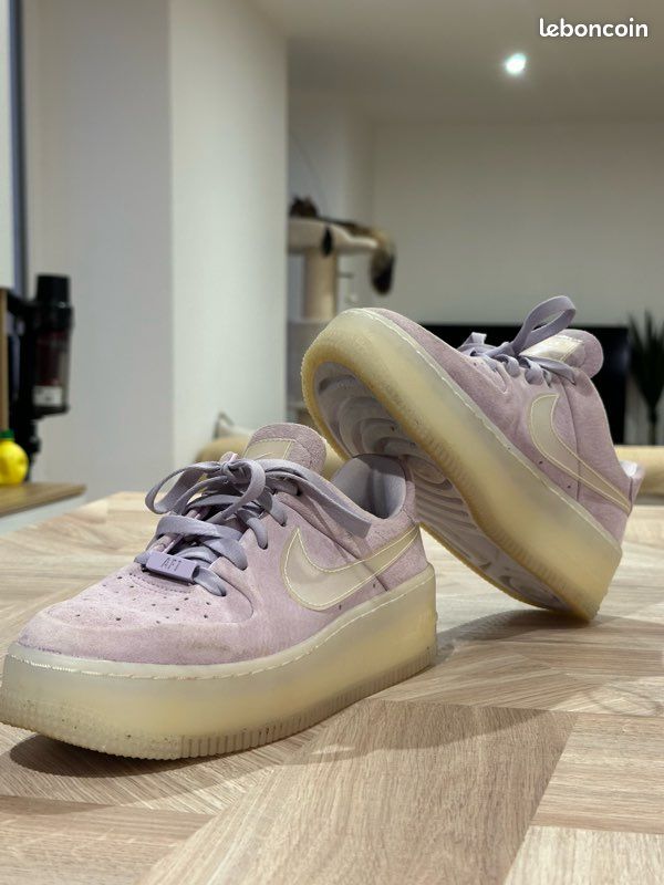 Nike Air Force Sage Low Violet clair Chaussures