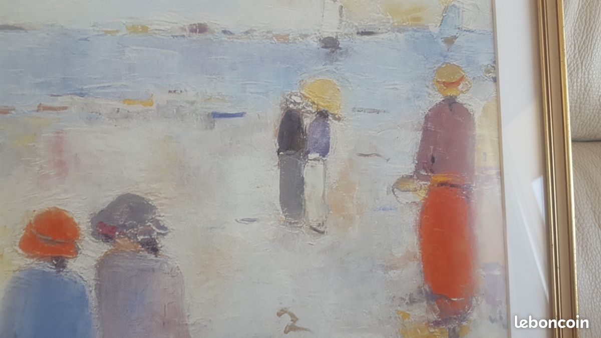 Toile sous verre TRÈS BON ÉTAT (image 3)