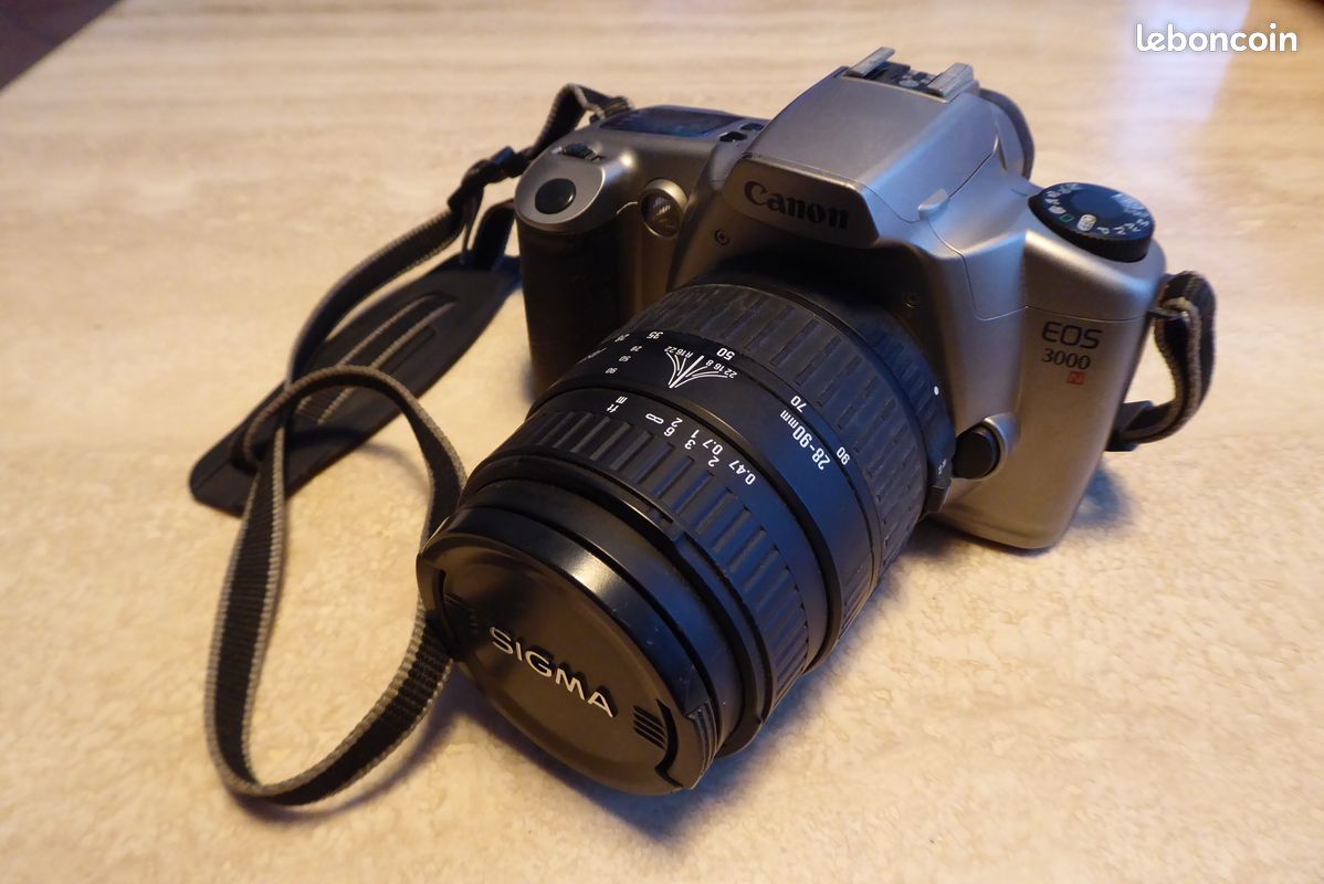 Appareil photo canon eos 3000 argentique sigma (image 4)