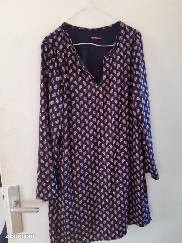 Robe manche longue multicolore taille L (image 1)