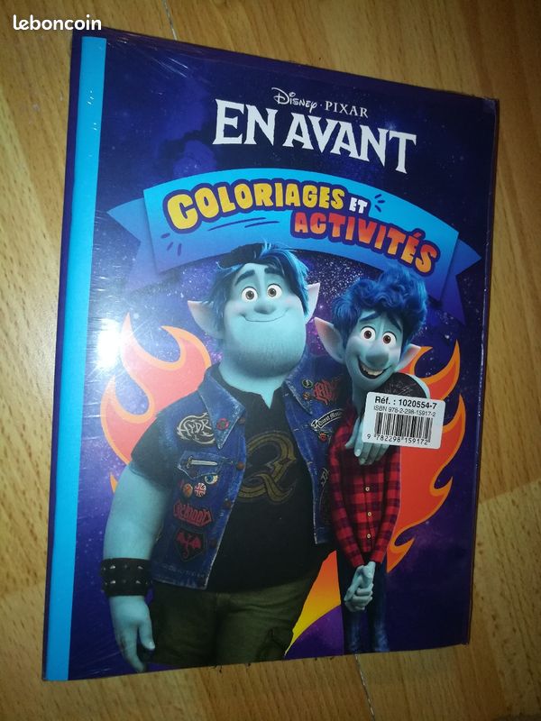 Livre d activités et de coloriages du film Disney Pixar «en avant» (image 2)