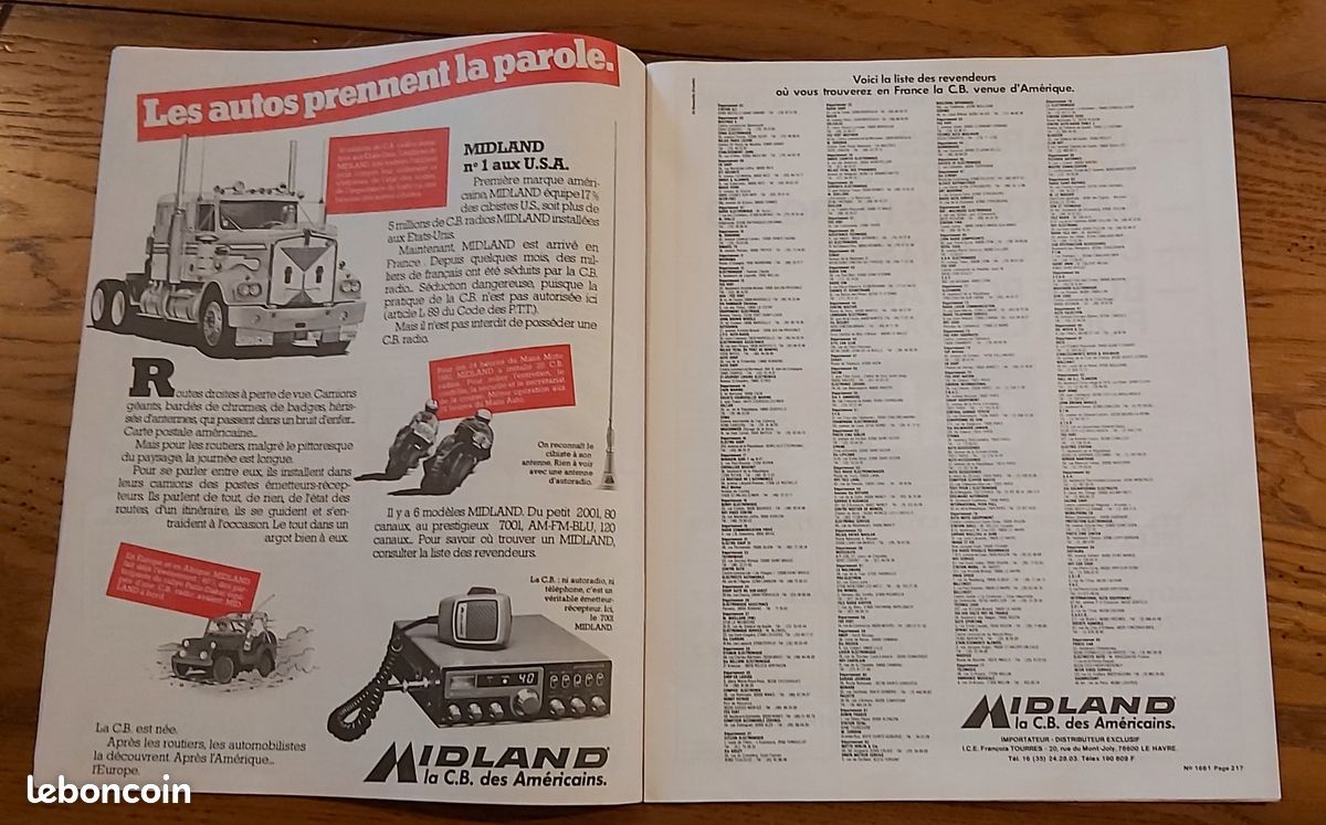 Revue ”Le Haut Parleur” N° 1661 Spécial hobbies Rassemblement CBistes au Mans (image 3)