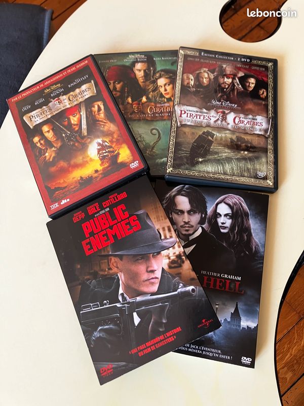 Lot "Johnny Depp" (6 DVD) (image 1)