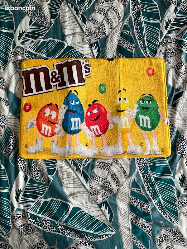 🍫 Tapis en velours / peluche M&M’s tout doux décoratif intérieur ou extérieur 🍭 (image 8)
