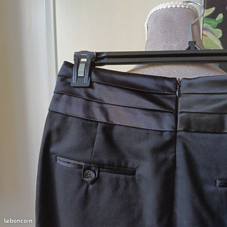 Jupe Femme Comptoir Des Cotonniers Noire - Taille 36 - Occasion Très Bon état