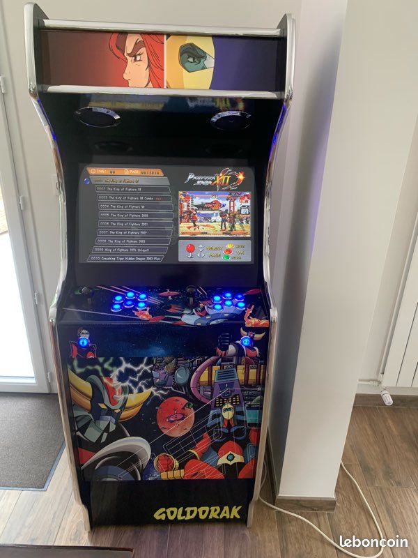 Set De Stickers Pour Borne D'Arcade - Décor Goldorak - Neuf