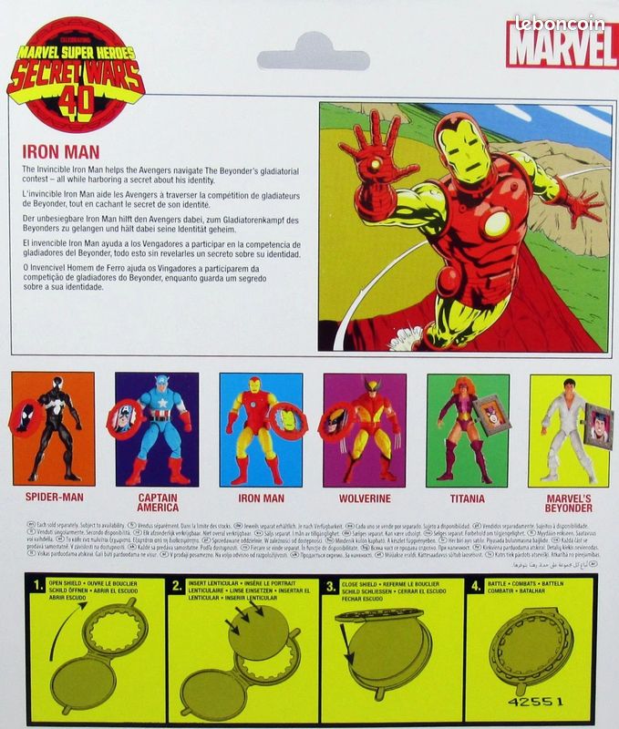 HASBRO MARVEL LEGENDS Secret Wars Capitán América Spider-Man Iron Man